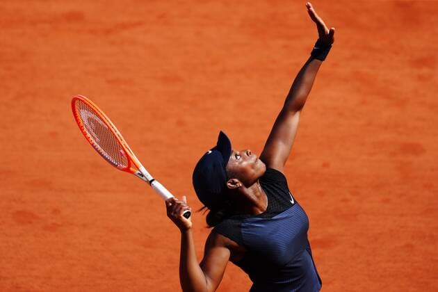Mandatory Credit: Photo by Javier Garcia BPI Shutterstock (12019129t) Sloane Stephens in fourth round action French Open Tennis, Day Nine, Roland Garros, Paris, France - 07 Jun 2021 French Open Tennis, Day Nine, Roland Garros, Paris, France - 07 Jun 2021  Copyright: xJavierxGarcia BPI Shutterstockx 12019129t
