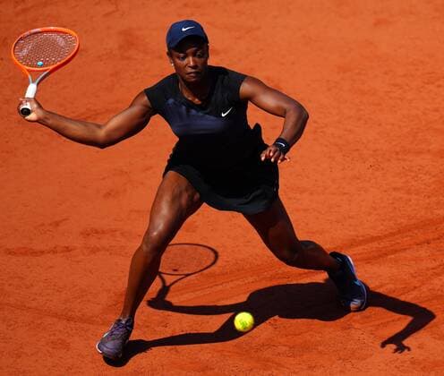 Mandatory Credit: Photo by Javier Garcia BPI Shutterstock (12019129am) Sloane Stephens in fourth round action French Open Tennis, Day Nine, Roland Garros, Paris, France - 07 Jun 2021 French Open Tennis, Day Nine, Roland Garros, Paris, France - 07 Jun 2021  Copyright: xJavierxGarcia BPI Shutterstockx 12019129am