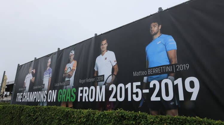 07 06 2021, ATP Tour Mercedes Cup Stuttgart, Weissenhofff, tennis, sports, in the picture there were still good times With the winners from 2015 to 2019