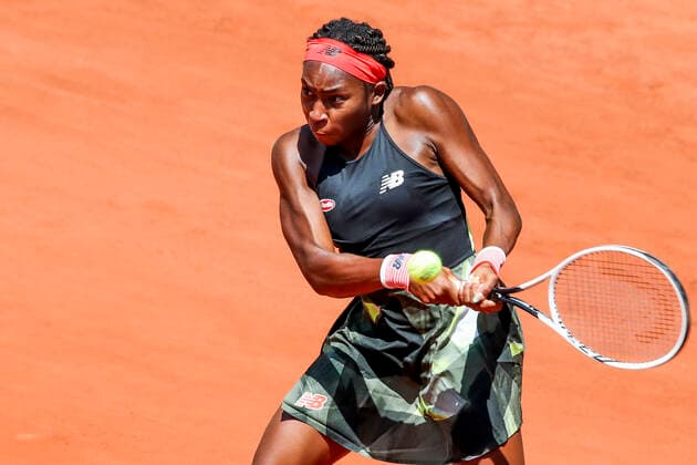 TENNIS - French Open 2021 PARIS,FRANCE,07.June.21 - TENNIS - WTA, Tennis Damen Tour, French Open, Roland Garros, Grand Slam. Image shows Coco Gauff (USA).  GEPAxpictures xPatrickxSteiner