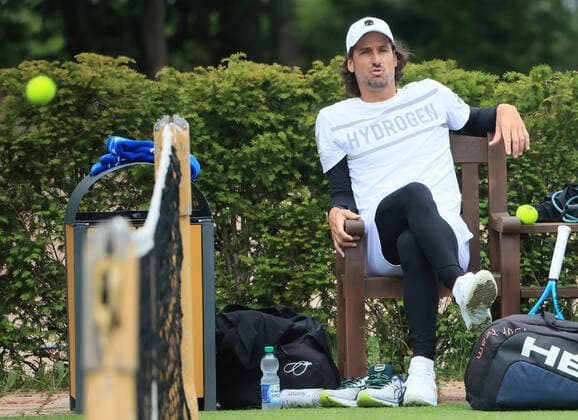 07 06 2021, ATP Tour MercedesCup Stuttgart, Weissenhofff, tennis, sports, in the picture Feliciano Lopez ESP