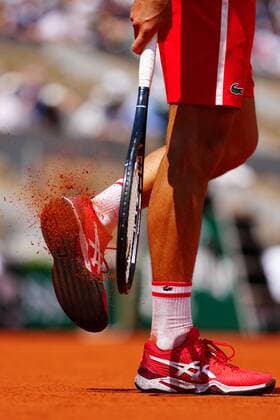 Mandatory Credit: Photo by Javier Garcia BPI Shutterstock (12019129dz) Novak Djokovic in fourth round action French Open Tennis, Day Nine, Roland Garros, Paris, France - 07 Jun 2021 French Open Tennis, Day Nine, Roland Garros, Paris, France - 07 Jun 2021  Copyright: xJavierxGarcia BPI Shutterstockx 12019129dz