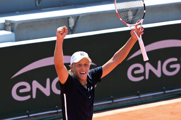 Tennis : Roland Garros 2021 - France - Leo Borg - Suede Tennis : Roland Garros 2021 - France - 07 06 2021 chryslenecaillaud Panoramic 