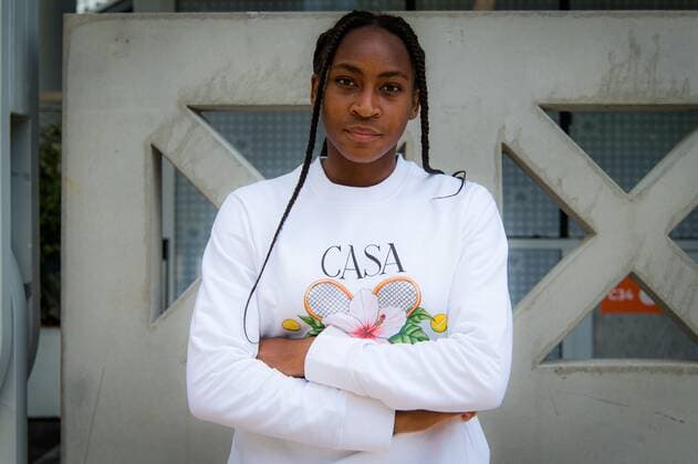 Mandatory Credit: Photo by Rob Prange Shutterstock (12019128e) Cori Gauff of the United States after the fourth round of the 2021 Roland Garros Grand Slam Tournament French Open Tennis, Day Nine, Roland Garros, Paris, France - 07 Jun 2021 French Open Tennis, Day Nine, Roland Garros, Paris, France - 07 Jun 2021  Copyright: xRobxPrange Shutterstockx 12019128e