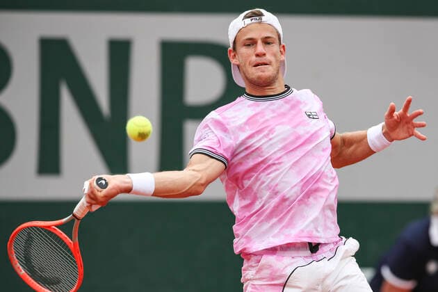 TENNIS - French Open 2021 PARIS,FRANCE,07.June.21 - TENNIS - ATP, Tennis Herren World Tour, French Open, Roland Garros, Grand Slam. Image shows Diego Schwartzman (ARG).  GEPAxpictures xPatrickxSteiner