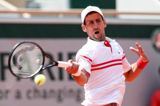 TENNIS - French Open 2021 PARIS,FRANCE,07.June.21 - TENNIS - ATP, Tennis Herren World Tour, French Open, Roland Garros, Grand Slam. Image shows Novak Djokovic (SRB).  GEPAxpictures xPatrickxSteiner