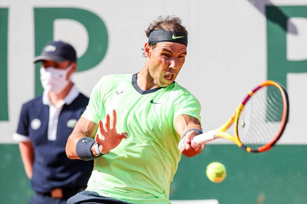 TENNIS - French Open 2021 PARIS,FRANCE,07.June.21 - TENNIS - ATP, Tennis Herren World Tour, French Open, Roland Garros, Grand Slam. Image shows Rafael Nadal (ESP).  GEPAxpictures xPatrickxSteiner