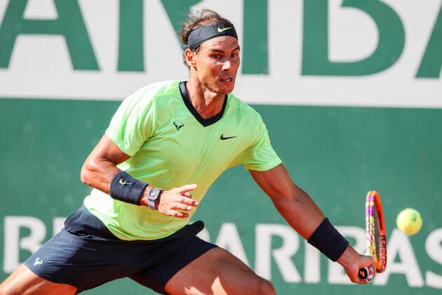 TENNIS - French Open 2021 PARIS,FRANCE,07.June.21 - TENNIS - ATP, Tennis Herren World Tour, French Open, Roland Garros, Grand Slam. Image shows Rafael Nadal (ESP).  GEPAxpictures xPatrickxSteiner