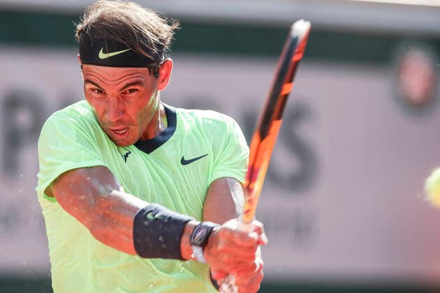 TENNIS - French Open 2021 PARIS,FRANCE,07.June.21 - TENNIS - ATP, Tennis Herren World Tour, French Open, Roland Garros, Grand Slam. Image shows Rafael Nadal (ESP).  GEPAxpictures xPatrickxSteiner