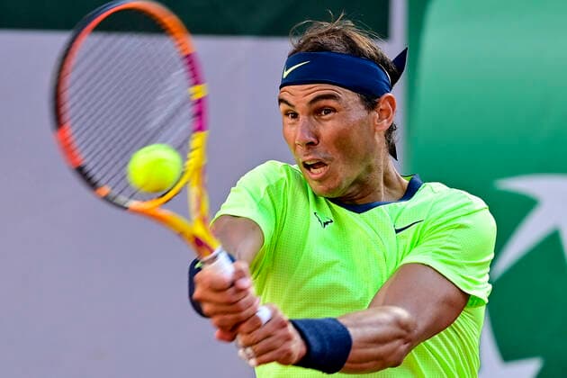Rafael Nadal (Esp) TENNIS : Internationaux de France Roland Garros 2021 - Paris - 07 06 2021 JBAutissier Panoramic 