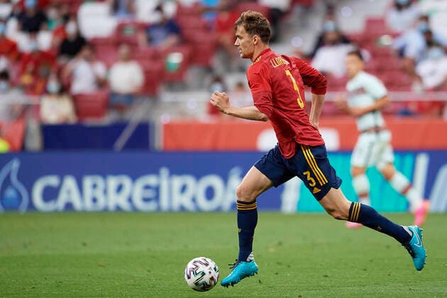 Spain v Portugal - International Friendly, Länderspiel, Nationalmannschaft Diego Llorente (Leeds United) of Spain runs with the ball during the international friendly match between Spain and Portugal at Estadio Wanda Metropolitano on June 4, 2021 in Madrid, Spain. Madrid Spain breton-spainvpo210604_np7aA  Copyright: xJosexBretonx