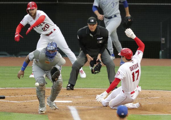 Baseball, MLB, Los Angeles Angels - Kansas City Royals