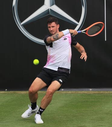 08 06 2021, ATP Tour Mercedes Cup Stuttgart, Weissenhofff, tennis, sports, in the picture Dennis Novak AUT