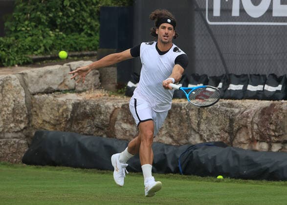 08 06 2021, ATP Tour Mercedes Cup Stuttgart, Weissenhofff, tennis, sports, in the picture Feliciano Lopez ESP