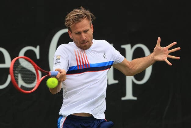 08 06 2021, ATP Tour Mercedes Cup Stuttgart, Weissenhofff, tennis, sports, in the picture Peter Gojowczyk GER