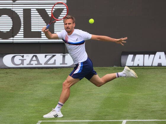 08 06 2021, ATP Tour Mercedes Cup Stuttgart, Weissenhofff, tennis, sports, in the picture Peter Gojowczyk GER