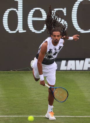 08 06 2021, ATP Tour Mercedes Cup Stuttgart, Weissenhofff, tennis, sports, in the picture Dustin Brown GER