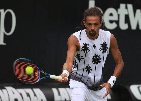 08 06 2021, ATP Tour Mercedes Cup Stuttgart, Weissenhofff, tennis, sports, in the picture Dustin Brown GER