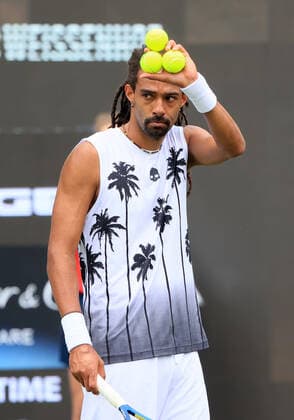 08 06 2021, ATP Tour Mercedes Cup Stuttgart, Weissenhofff, tennis, sports, in the picture Dustin Brown GER