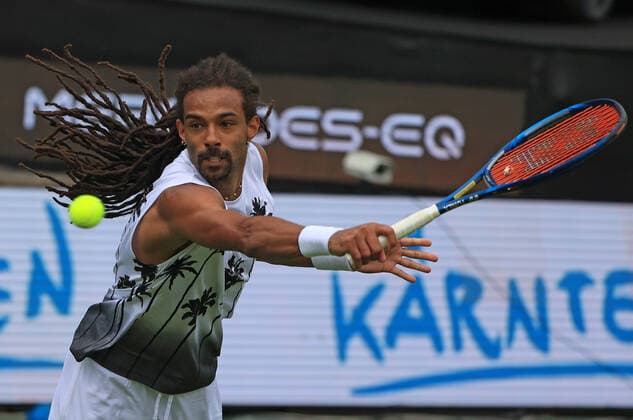 08 06 2021, ATP Tour Mercedes Cup Stuttgart, Weissenhofff, tennis, sports, in the picture Dustin Brown GER