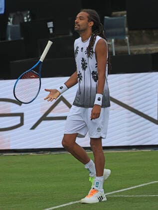 08 06 2021, ATP Tour Mercedes Cup Stuttgart, Weissenhofff, tennis, sports, in the picture Dustin Brown GER