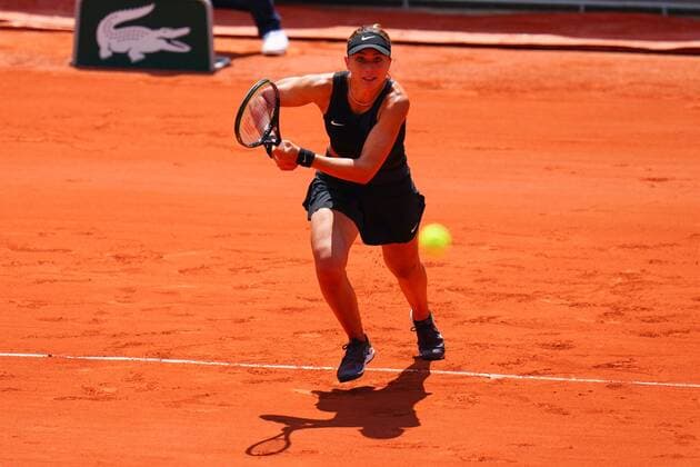 Mandatory Credit: Photo by Javier Garcia BPI Shutterstock (12042203eb) Paula Badosa during her quarter final match French Open Tennis, Day Ten, Roland Garros, Paris, France - 08 Jun 2021 French Open Tennis, Day Ten, Roland Garros, Paris, France - 08 Jun 2021  Copyright: xJavierxGarcia BPI Shutterstockx 12042203eb