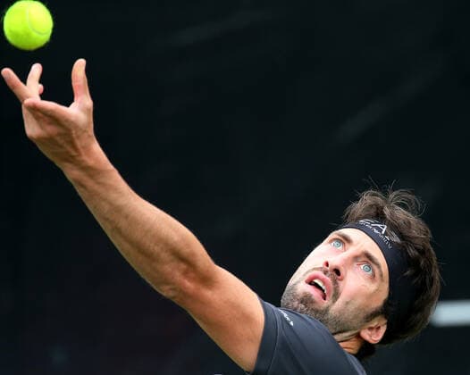 08.06.2021. Deutschland, Stuttgart, Tennis MercedesCup 2021, Nikoloz Basilashvili (GEO)