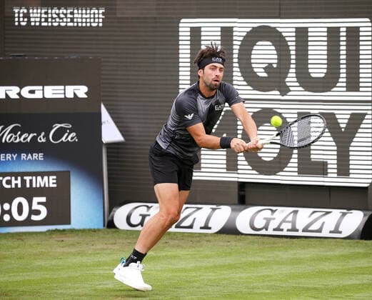 08.06.2021. Deutschland, Stuttgart, Tennis MercedesCup 2021, Nikoloz Basilashvili (GEO)