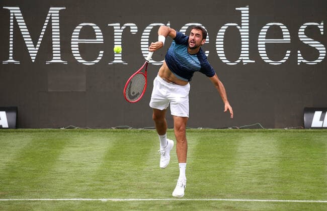 08 06 2021 Germany, Stuttgart, Tennis MercedesCup 2021, Marin Cilic CRO