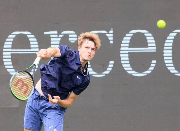 08 06 2021, ATP Tour Mercedes Cup Stuttgart, Weissenhofff, tennis, sports, in the picture Rudolf Molleker GER