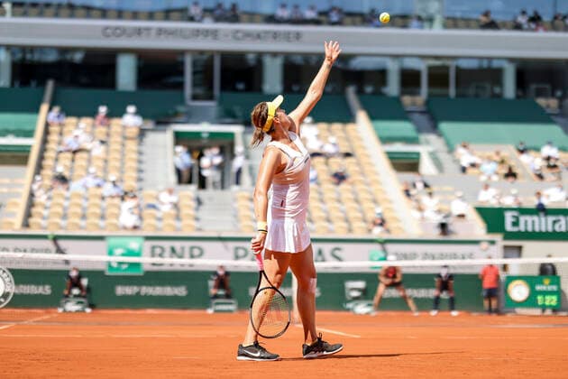 TENNIS - French Open 2021 PARIS,FRANCE,08.June.21 - TENNIS - WTA, Tennis Damen Tour, French Open, Roland Garros, Grand Slam. Image shows Anastasia Pavlyuchenkova (RUS).  GEPAxpictures xPatrickxSteiner