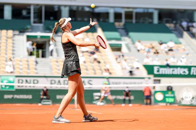 TENNIS - French Open 2021 PARIS,FRANCE,08.June.21 - TENNIS - WTA, Tennis Damen Tour, French Open, Roland Garros, Grand Slam. Image shows Elena Rybakina (KAZ).  GEPAxpictures xPatrickxSteiner