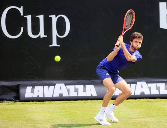 08 06 2021, ATP Tour Mercedes Cup Stuttgart, Weissenhofff, tennis, sports, in the picture Gilles Simon FRA