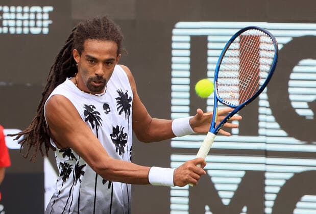 08 06 2021, ATP Tour Mercedes Cup Stuttgart, Weissenhofff, tennis, sports, in the picture Dustin Brown GER