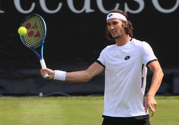 08 06 2021, ATP Tour Mercedes Cup Stuttgart, Weissenhofff, tennis, sports, pictured Lloyd Harris RSA