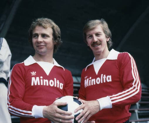 1 Football Bundesliga 1978 79 Bernd Hölzenbein li and Jürgen Grabowski both Eintracht Frankfurt 15 07 1978 estimated Only for journalistic use Only for editorial use HM