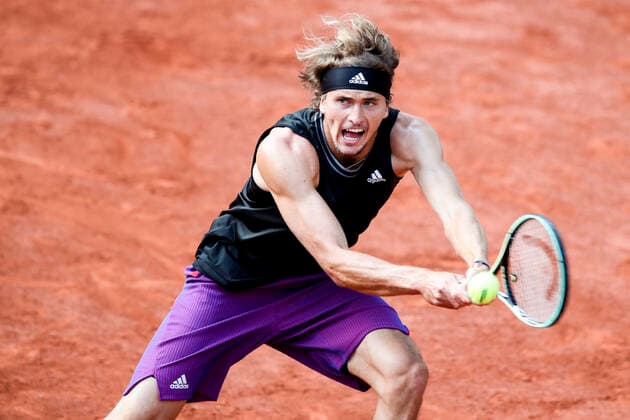 TENNIS - French Open 2021 PARIS,FRANCE,08.June.21 - TENNIS - ATP, Tennis Herren World Tour, French Open, Roland Garros, Grand Slam. Image shows Alexander Zverev (GER).  GEPAxpictures xPatrickxSteiner