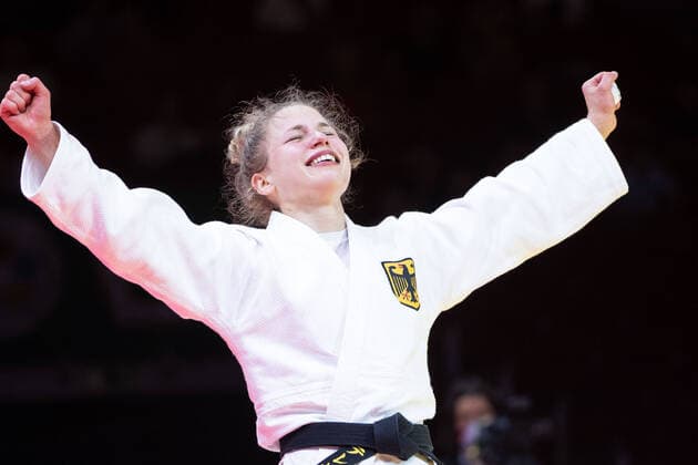 Bilder des Jahres 2021, Sport 06 Juni Sport Bilder des Tages Germany s Theresa Stoll women -57 bronze during the 2021 World Judo Championships semi final at Budapest Sports Arena in Budapest, Hungary on June 08, 2021. Noxthirdxpartyxsales  (162067301)