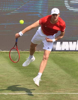 09 06 2021, ATP Tour Mercedes Cup Stuttgart, Weissenhofff, tennis, sports, in the picture Yannick Hanfmann GER