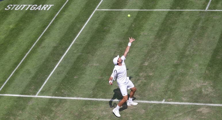 Stuttgart , Tennis MercedesCup 2021 , Jeremy Chardy FRA