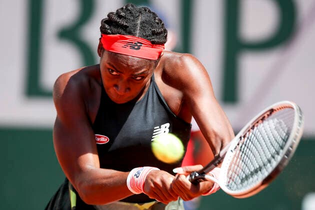 TENNIS - French Open 2021 PARIS,FRANCE,09.June.21 - TENNIS - WTA, Tennis Damen Tour, French Open, Roland Garros, Grand Slam. Image shows Coco Gauff (USA).  GEPAxpictures xPatrickxSteiner