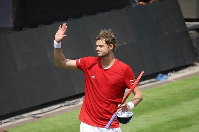 Stuttgart , Tennis MercedesCup 2021 , Yannick Hanfmann GER