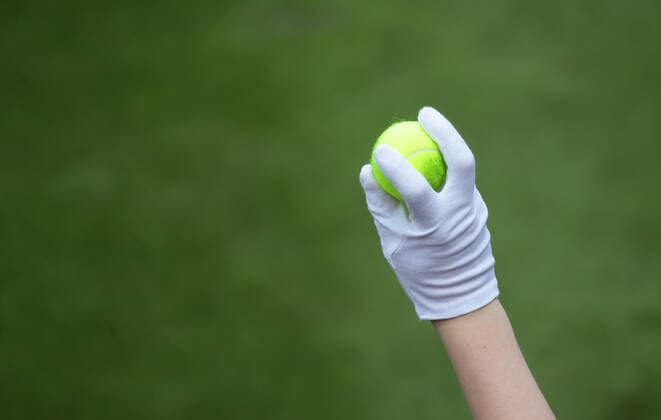 Stuttgart , Tennis MercedesCup 2021 , Ball boy with gloves , Feature detail icon image