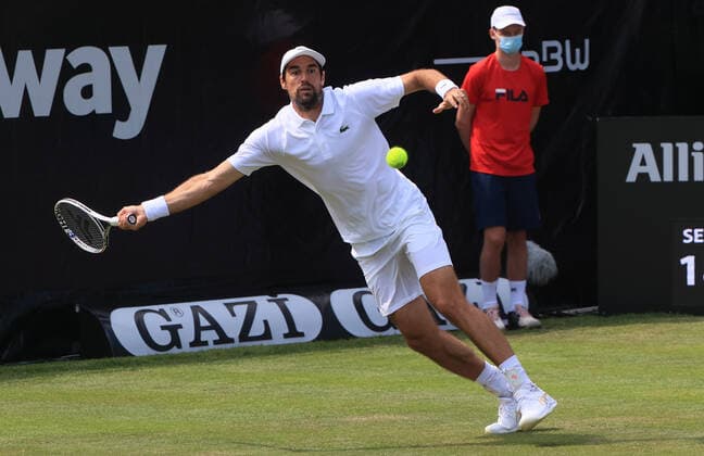 09 06 2021, ATP Tour Mercedes Cup Stuttgart, Weissenhofff, tennis, sports, in the picture Jeremy Chardy FRA