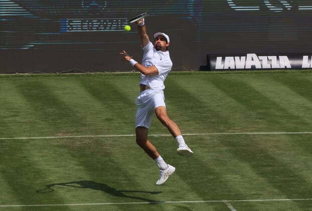 09 06 2021, ATP Tour Mercedes Cup Stuttgart, Weissenhofff, tennis, sports, in the picture Jeremy Chardy FRA
