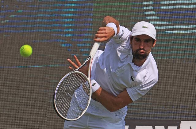 09 06 2021, ATP Tour Mercedes Cup Stuttgart, Weissenhofff, tennis, sports, in the picture Jeremy Chardy FRA