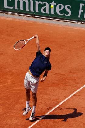 Mandatory Credit: Photo by Javier Garcia BPI Shutterstock (12046068cj) Leo Borg in round of 16 action French Open Tennis, Day Eleven, Roland Garros, Paris, France - 09 Jun 2021 French Open Tennis, Day Eleven, Roland Garros, Paris, France - 09 Jun 2021  Copyright: xJavierxGarcia BPI Shutterstockx 12046068cj