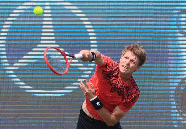 09 06 2021, ATP Tour Mercedes Cup Stuttgart, Weissenhofff, tennis, sports, in the picture Ilya Ivashka BLR