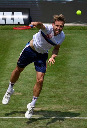Peter Gojowczyk GER Action 09 06 2021 Tennis MercedesCup Stuttgart 2021 Weißenhof ATP 07 13 06 2021 Tennis MercedesCup Stuttgart 2021