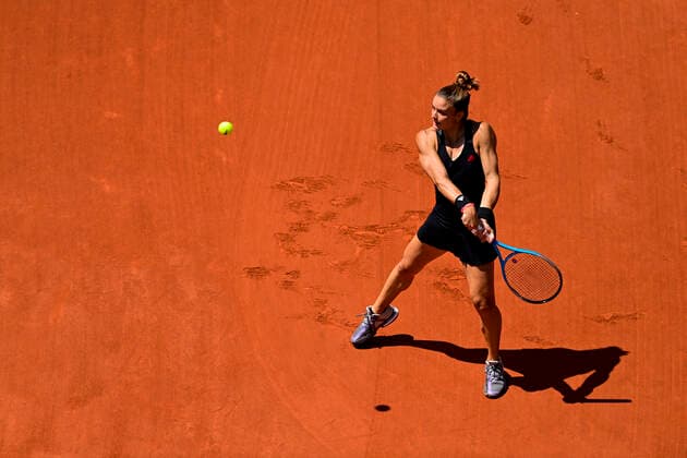 Maria Sakkari (Gre) TENNIS : Internationaux de France Roland Garros 2021 - Paris - 09 06 2021 JBAutissier Panoramic 